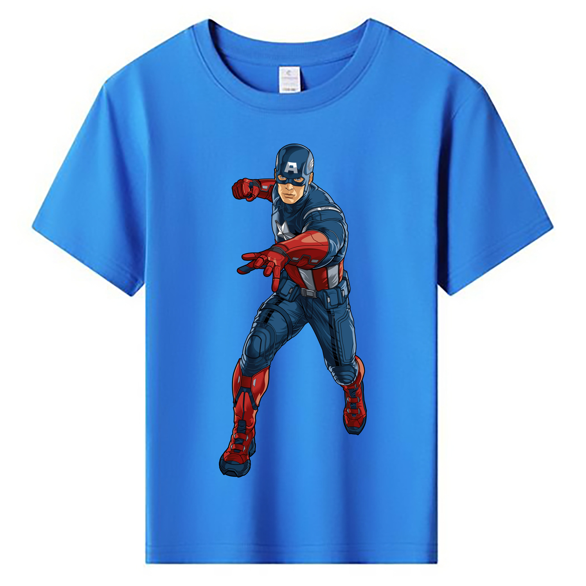 （画像用） アベンジャーズ The Avengers 綿100％キッズTシャツ（フロントプリント）